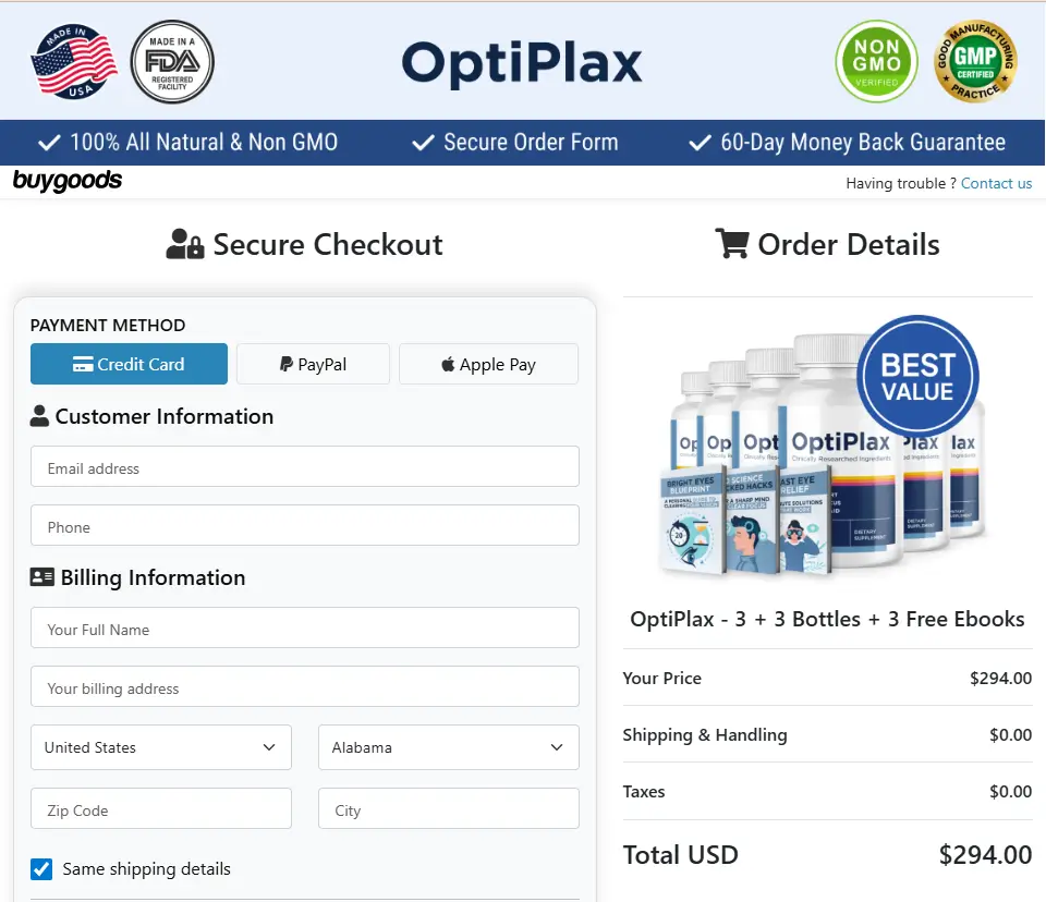 OptiPlax_Secure_Checkout